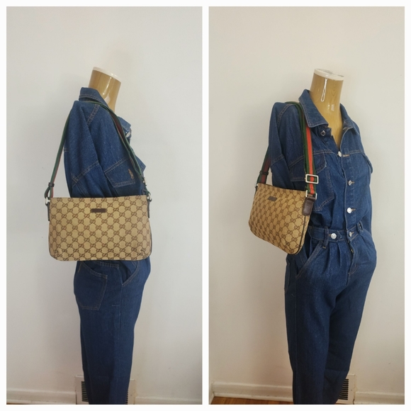 ✨️GUCCI GG Canvas Rectangular Crossbody Bag - Picture 2 of 16